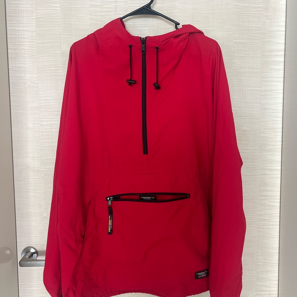 L.L. Bean Men’s Red Nylon Jacket